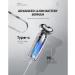 Best Head Shaver for Men - 3D Rotary Electric Razor & Beard Trimmer | Waterproof IPX7 Rechargeable Wet & Dry Use - Buy Online on GoSupps.com