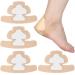 Silicone Heel Bordered Foam Dressing Waterproof Absorbent Wounds Bandages Pressure Sore Adhesive Border Protector for Cracked Heels/Ankle/Elbow Bedsore Ulcer 5"x8" Pack of 4 Pack of 4 5x8 for Small Wound