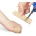 Silicone Gel Toe Separator Tubes - 2Pcs Cuttable Sleeves for Toe Cushion and Protection - Buy Online on GoSupps.com