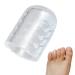 10/30Pcs Silicone Anti-Friction Toe Protector Pinky Toe Protectors with Hole Breathable Toe Covers Toe Sleeves for Corns Blisters and Ingrown Toenails (30)