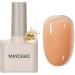 MAYCHAO 15ML Jelly Gel Nail Polish -Nude Gel Nail Polish Cream Glaze Translucent Soak Off UV Gel Polish Neutral Color Nail Gel Polish for Nail Art French Manicure at Home Lucite