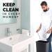 Buy Bard Apron for Men with Suction Cup - Non-Stick Facial Hair Trimming & Shaving Apron - White & Black - Buy Online on GoSupps.com