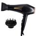2200W Professional Hair Dryer with Air Nozzle Diffuser Powerful Hairdryer Fast Drying Blow Hair-Dryer AC Motor 2 Speed and 3 Heat Cold Shot Button Light Quiet Fast Drying for Women Men Small Gift