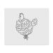 2 x Microfiber Cleaning Cloths "Silkie Chicken" (LC00024889)
