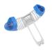 Splint Cots Silicone Protectors Bed Protector for Straightener Fracture Protector Sleeve Basketball Tpe 6.9x2.1x0.4 Blue