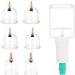 QKISS Anti-Cellulite Cupping Glass Body Massager - 6 Pieces for Neck Shoulder & Back Tension Relief | International Shipping - Buy Online on GoSupps.com