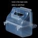 LSRVNM 2-Piece Bird Cage Feeder Set - Transparent Parrot Feeder & Water Bowl for Budgies Canaries & Nymphics - Perfect Hanging Design with Standing Poles - Buy Online on GoSupps.com