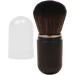 Retractable Makeup Brushes | Portable Makeup Brush Retractable Compact Portable Makeup Travel Blush Lid-Included Soft Bristles for Powder black - Buy Online on GoSupps.com