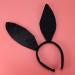 FRCOLOR Bunny Ears Headband Black Rabbit Ear Hair Hoop Bunny Headwear for Halloween Easter Masquerade Party Cosplay Hair Accessories - Buy Online on GoSupps.com