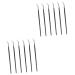 Didiseaon 12 Pcs Eye Makeup Brush Eyeliner Cream Brush Bent Liner Brush Eyeliner Brush Dropshipping 18.1X0.5cmx2pcs As Shownx2pcs