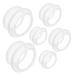 Minkissy 1 set cup cup silicone cupping massage tool Akupoint cupping glass for body relaxation and anti-cellulite facial cupping face tools household cupping