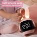 Vicloon Rabbit Children's Alarm Clock - Dual Alarm 6 Ringtones Snooze & 90-Day Standby - Perfect Gift for Kids (Pink) - Buy Online on GoSupps.com
