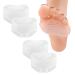 Gel front foot pad 2 pair of silicone forefoot shoes pads forefoot pads foot pads for women and men quick relief from foot pain prevent callus and blow white white