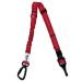 Leopets dog seat belt for car |Dog belt car |For all dogs sizes 30cm - 90cm |Security carabiner - seat belt reflecting and re -damping (red)