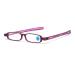 Iynwbjts personalized 360 degrees rotatable anti-blue light reading glasses collapsible portable reading glasses for older people (color: purple fram size: 1.50) 1.50 Purple fram