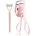 Heated Eyelash Curler - Bright Pink 2 Heating Modes Curling Comb for Natural Lashes | Shop Internationally - Buy Online on GoSupps.com