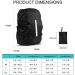 GUKOY Waterproof Backpack Rain Cover with Reflective Strap (18-70L) 2 Adjustable Anti Slip Cross Buckle Strap Rainproof Snowproof Dustproof Anti-Frost Covers XL (for 56-70L backpack) - Buy Online on GoSupps.com