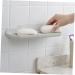 Ciieeo 3pcs 2 Wall-mounted Soap Holder Drain Soap Drainable Soap Rack Soap Dish Holder Shower Soap Dish Bath Soap Holder Sink Sponge Holder Suction Cup Soap Dish Double Row White Soap Box - Buy Online on GoSupps.com