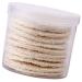 Beavorty Round Sponge 10Pcs Loofah Makeup Remover Puffs Natural Exfoliating Face Pad Loofah Sponge Facial Brush Facial Cleansing Wipes Face Cleaning Pad for Face Body Cleaning Natural Sponge