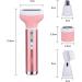 Ieron 4-in-1 Cordless Women's Razor - Rechargeable Painless Hair Removal & Bikini Trimmer for Face Legs Armpits Nose & Eyebrow - Buy Online on GoSupps.com
