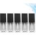 Hemobllo Lot de 5 F Cons L vres Plats 8-10 Ml en Plastique Transparent Tubes de Gloss L vres R utilisables Noirs pour Maquillage Portable - Buy Online on GoSupps.com