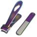 Nail Clippers for Thick Nails Wide Jaw Opening Toenail Clippers Large Stainless Steel Nail Clipper Set with Nail File Toe Nail Clipper for Men Women and Pets Multi Color Clipper-multicolor