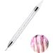 YUXIANLB Rhinestone Picker Dottin Pen Double-ended Rhinestones Crystals Gems Beads Picker Wax Pencil Pen Acrylic Handle Manicure Nail Art DIY Tool (White) - Buy Online on GoSupps.com