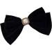 CHARS Hair Bow Hair Clips Women's Vintage French Top Clip Bow Hair Clips (Black) - Buy Online on GoSupps.com