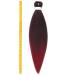 LDMY Pre-Stretched Braiding Hair Extensions - 8PCs 26inch Ombre Burgundy Synthetic Kanekalon Braids | International Shipping Available - Buy Online on GoSupps.com