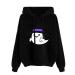 Halloween Costumes Sleeve Halloween Print Hoodie Stylish Loose Top Womens Thick Sweatshirt Black 3X-Large
