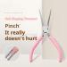 Professional C Curve Nail Tip Pliers - Stainless Steel Nail Sculpting Tool for DIY & Salon Use | Pink Nail Shaping Tweezers - Buy Online on GoSupps.com