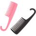 Wide Tooth Combs Of Hook Handle Detangling Reduce Hair Loss Comb Pro Hairdress Salon Dyeing Styling Brush Tools (Color : Random 1pc Size : 1 size) 1 size Random 1pc - Buy Online on GoSupps.com