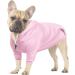 Shop Meioro Hooded Sweaters for Dogs - Warm Zip Pet Hoodies Cute Dog & Cat Clothing - Perfect for French Bulldogs & Pugs (Large Pink) - Buy Online on GoSupps.com