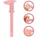 Housoutil R gle de Mesure pour Sourcils 150 MM en Plastique Rose Pied Coulisse Coulissant Portable Outil Pr cis de Maquillage Facial pour Dessin et Estompage des Sourcils - Buy Online on GoSupps.com