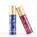 6 Pcs 10ml Glass Roll On Bottles - Stainless Steel Roller Balls - Golden Aluminum Lid - Printed Flower Design - Travel Size Container - Buy Online on GoSupps.com