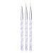 Steelwingsf Nail Liner Brush Easy to Use Professional Painting Nail Art UV Gel Brush Pen 3pcs/set Delicate Set