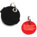 Custom Engraved Dog Tags - Push Button | Synthetic Leather | Blue Black Red Yellow | 30mm | Perfect for Control Branding - Buy Online on GoSupps.com