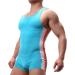 SPNSSTCR Men's Sky Blue Bodysuit Gym Athletic Supporters | Medium Size - Buy Online on GoSupps.com