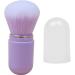 Retractable Makeup Brushes | Travel Powder Brush | Portable Face Brush with Lid for Foundation Blush Bronzer & Powder Travel Friendly purple - Buy Online on GoSupps.com
