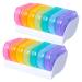 DOITOOL Travel Pill Box 2 Pack Portable Colorful Pill Boxes Mini Pill Boxes Medicine Boxes Tablet Box (Colorful)