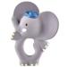 Tikiri Alvin The Elephant Natural Rubber Teether (Blue)