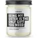 Sister Candle - 220g Soy Wax with Madagascan Vanilla Jasmine & Sugared Almond - Perfect Sister Gift for Birthday or Christmas - Buy Online on GoSupps.com