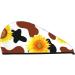 Buy Cow Print Sunflower Microfiber Hair Towel - Soft Super Absorbent Quick Dry for All Hair Types - Ideal for Women - Buy Online on GoSupps.com