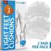 Breathable Gel Metatarsal Foot Pads - Pain Relief for Ball of Foot - 2 Pairs - Clear - Sizes 4-8M, 5-9.5W - Buy Online on GoSupps.com