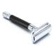 Parker Safety Razor 56r Heavyweight Double Ek-Friendly Safety Razor with 5 Parker Premium Platinum Stainless Steel Razor blades-razor with closed comb (graphite)