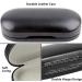 Muf 2 in 1 Double Sided Portable Contact Lens and Eyeglasses Case - Travel Kit with Mirror, Tweezer, Solution Bottle - Green/Black - Buy Online on GoSupps.com