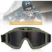 Soluptanisu Tactical Airsoft Glasses - Anti-Fog Military Eye Protection for Paintball & Ski (Green) - Buy Online on GoSupps.com