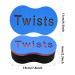 Nicoone 2 PCS Hair Sponge Brush - Large Holes for Hair Twists Afro Coils & Curls | Perfect for Home & Barber Use - International Shipping Available - Buy Online on GoSupps.com