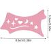 Eyeliners Stencils Wing Tips | Soft Precision Eyeliners Stencils - Winged Tip Look Reusable Cleaning Cloths Beveled Design Eye Liners Pink - Buy Online on GoSupps.com