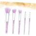 Housoutil 5 Set Powder Mineral Brush Makeup Face Brushes Purple Blush Makeup Brush Kit Diamond Makeup Brushes Women s Suits Blush Brush Foundation Makeup Brushes Eye Brush Major 16x3cm Purple 01 - Buy Online on GoSupps.com